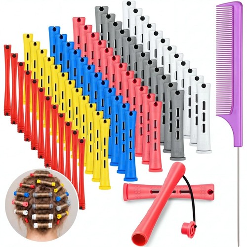 Piece hair perm rods kits - 72-piece,