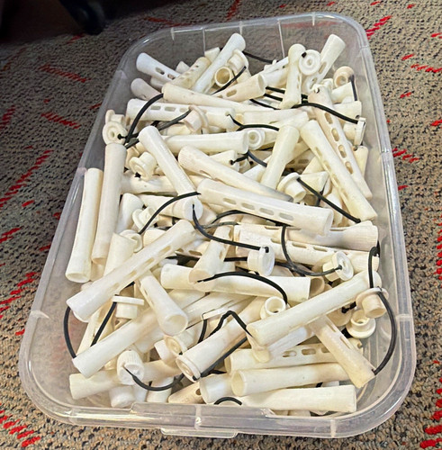 200 white perm rods hair - 200,