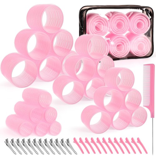 50pcs self grip hair - self,
