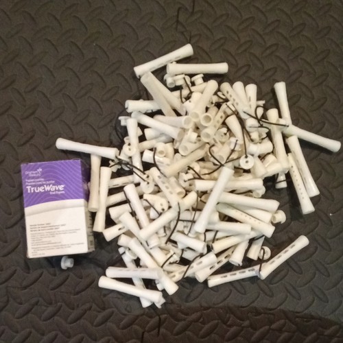 White plastic perm rods - perm,