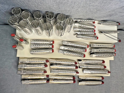 Vtg aluminum hair rollers - vtg,